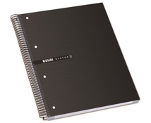 Cuaderno Oxford A4+ 160 hojas tapa extradura negro